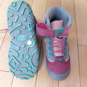 Kids Water Resistant Hiking Boots Anti Collision Anti-Skid Outdoor Shoes size 4